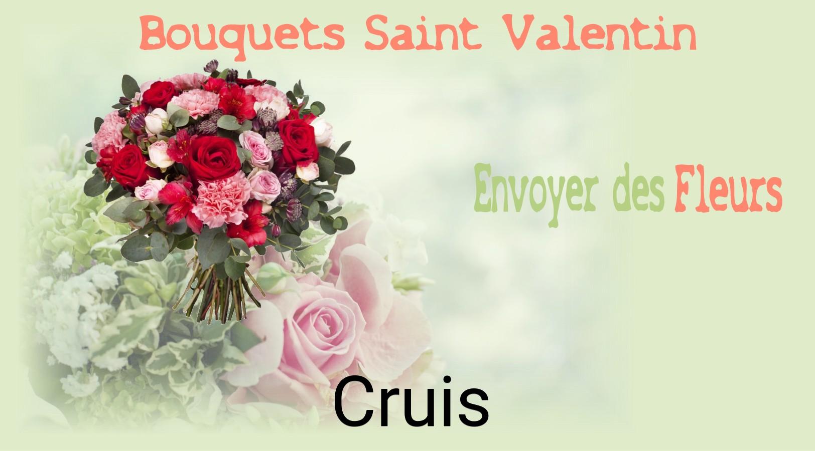 Roses de Saint-Valentin livrées à Cruis